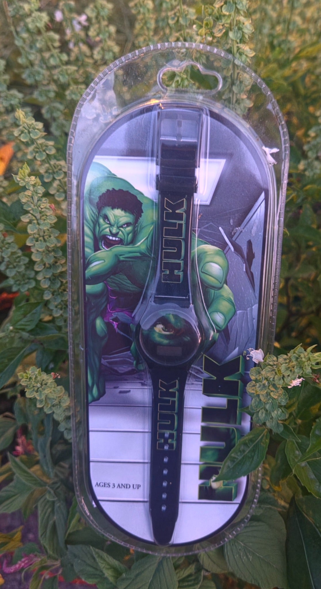 2003 Marvel Hulk official movie merchandise watch in original packaging - front