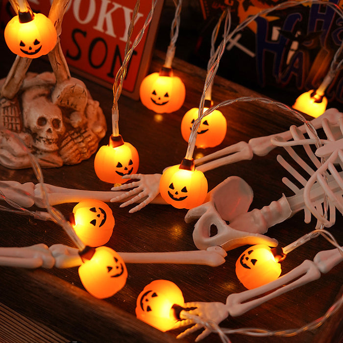 Pumpkin LED Halloween string lights
